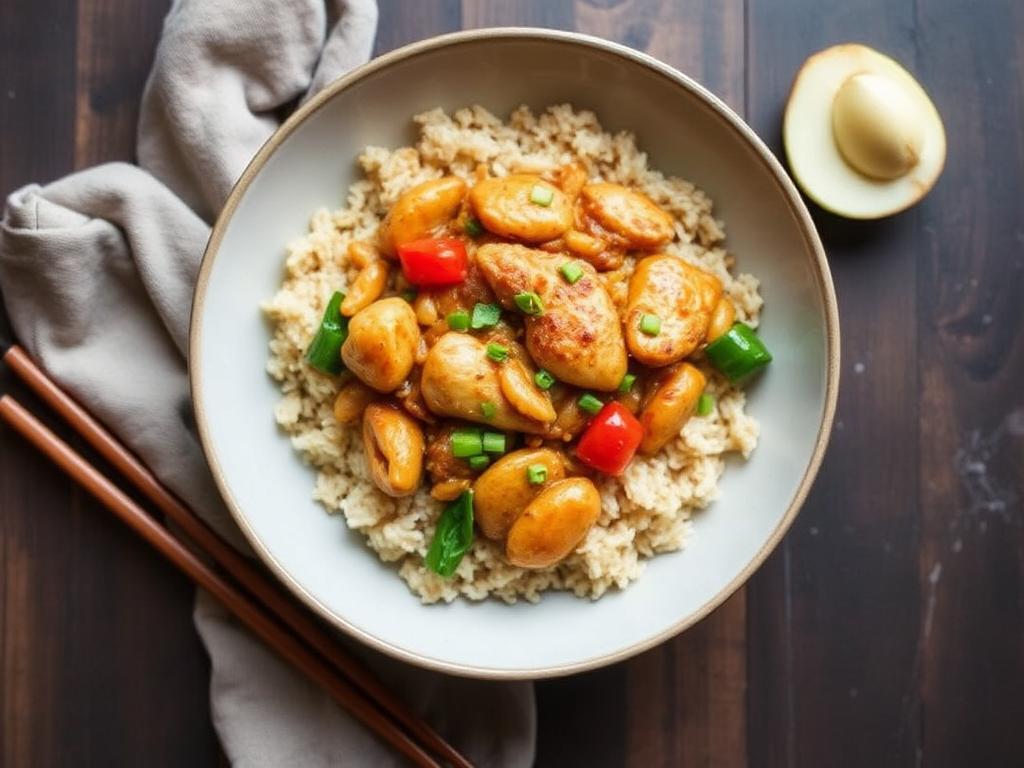  Chicken Stir-Fry with Brown Rice