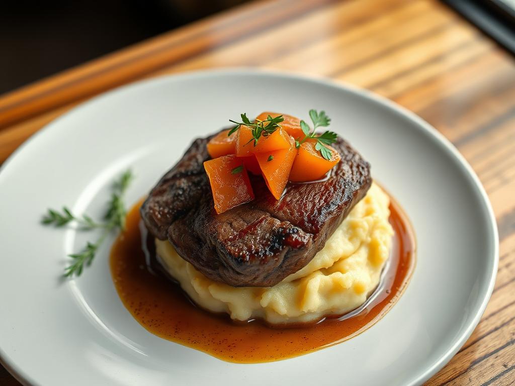 Steak and Mashed Potatoes