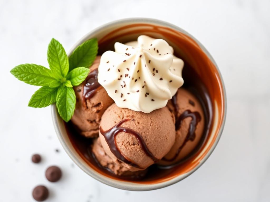 Chocolate Delight Cottage Cheese Ice Cream